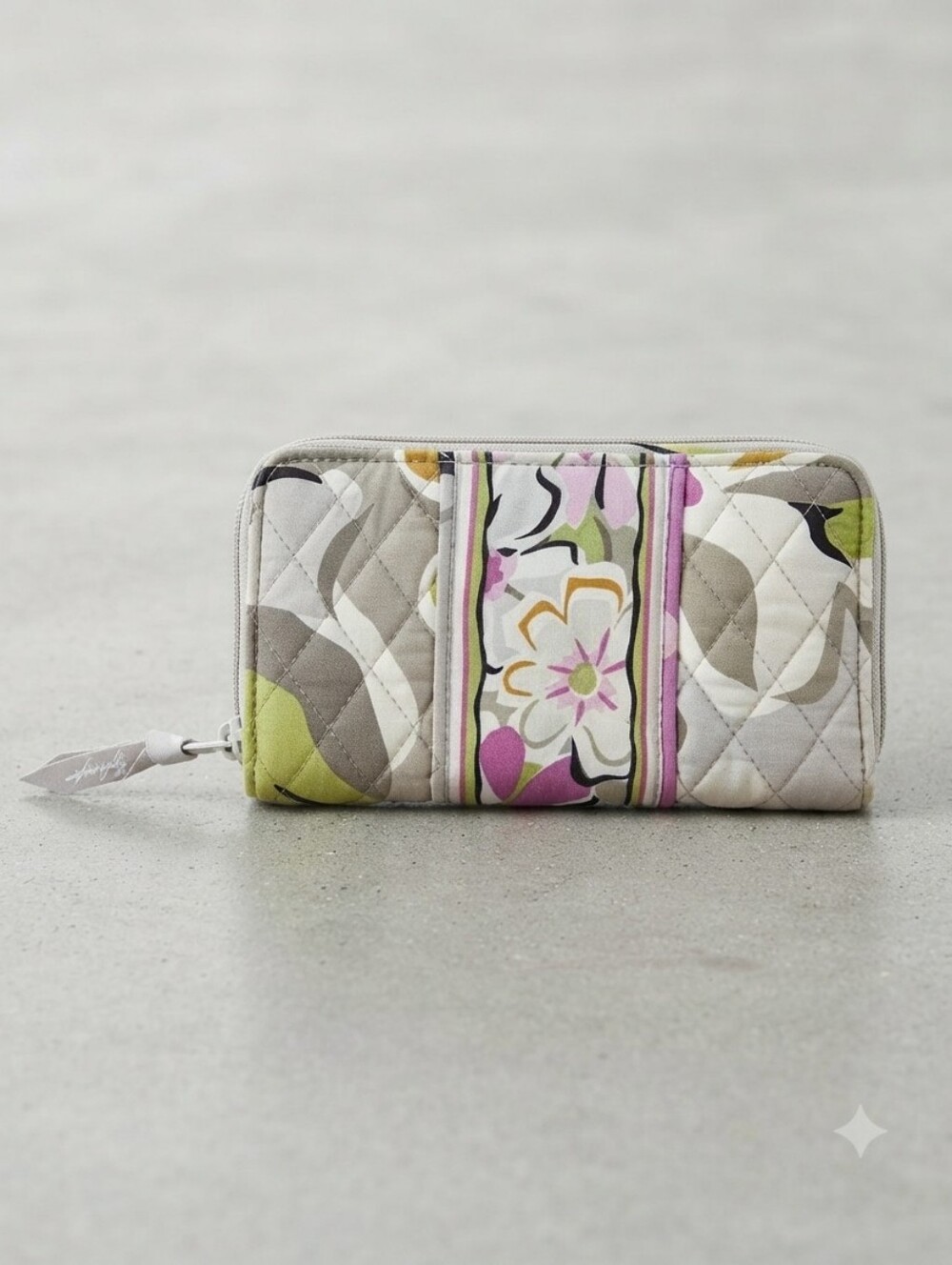 Vera Bradley Portobello Road Quilted Zip-Around Wallet